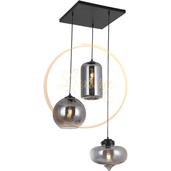 Ava viseća lampa s 3 izvora svjetla – Mix