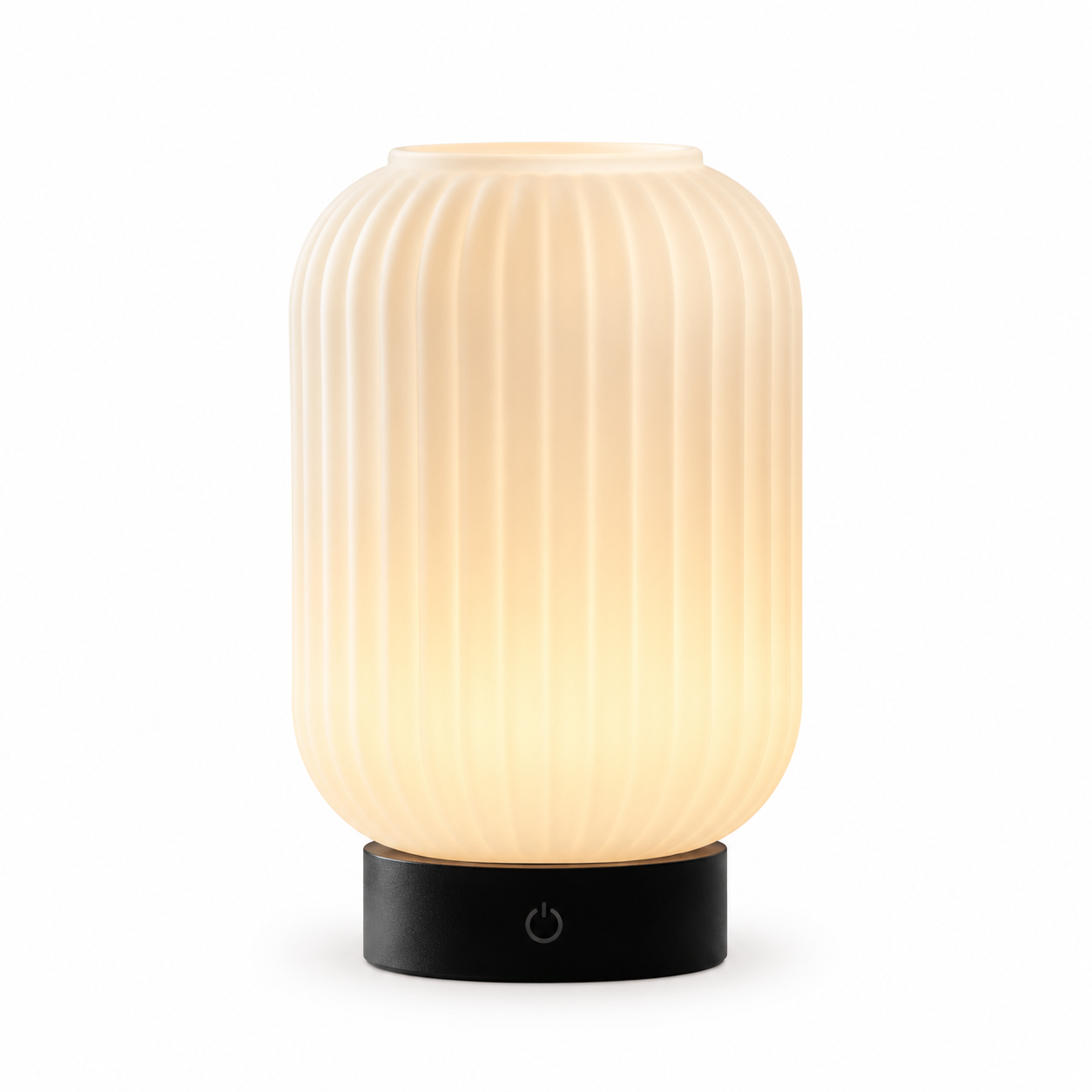 Lilly tamnosmeđa unikatna punjiva lampa – matirano staklo, podesiva svjetlina