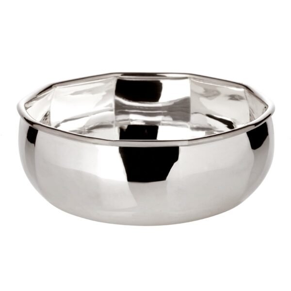 EDZARD dekorativna zdjela Ten, deseterokutna, posrebrena, promjer 14 cm, visina 6 cm