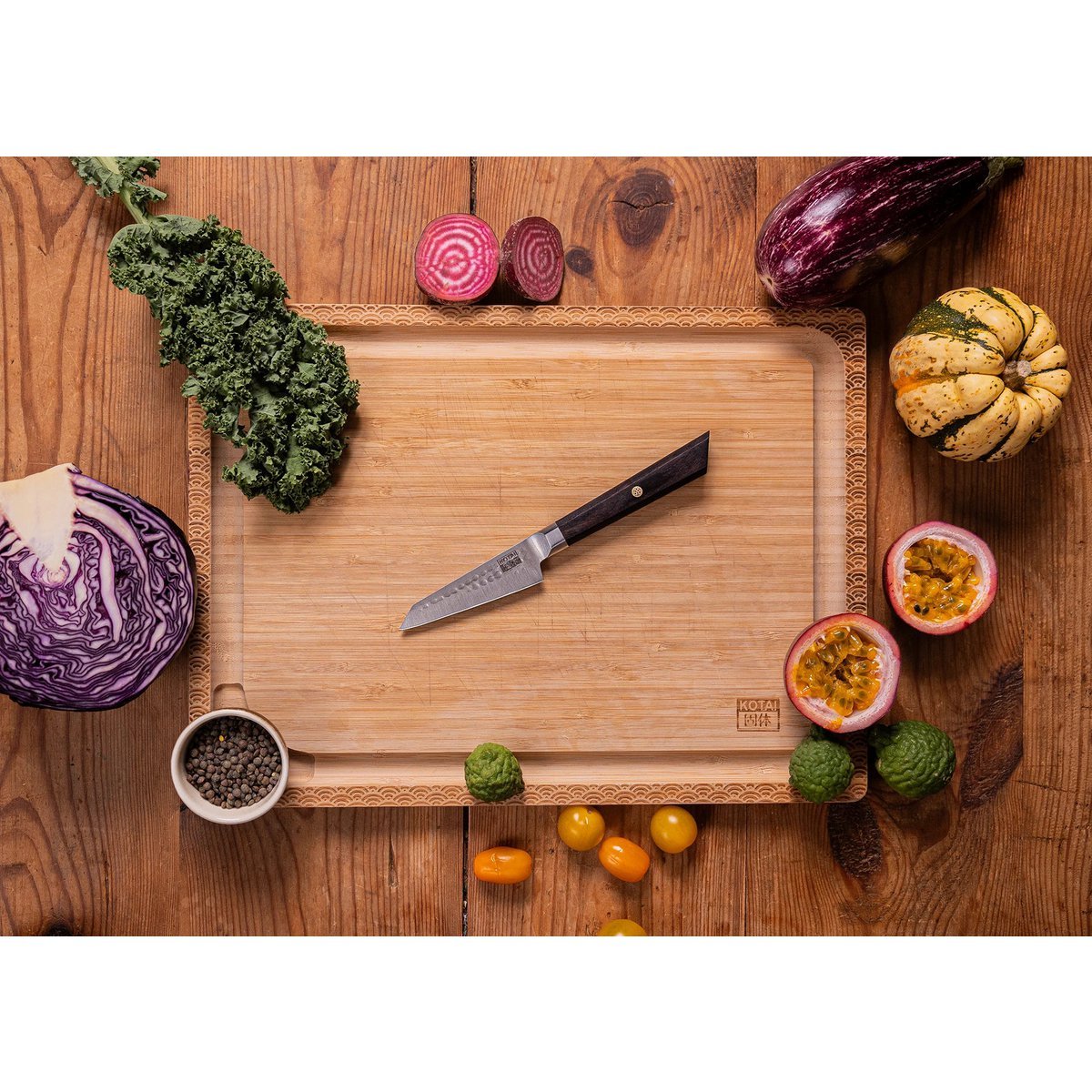 Set of knives - The Bunka Starter Set: 2 knives (Bunka Paring knife 90mm + Bunka Santoku 170mm) - Slika 5