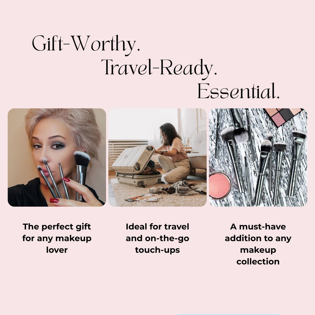 METAL GLAM Brush Set - Slika 8