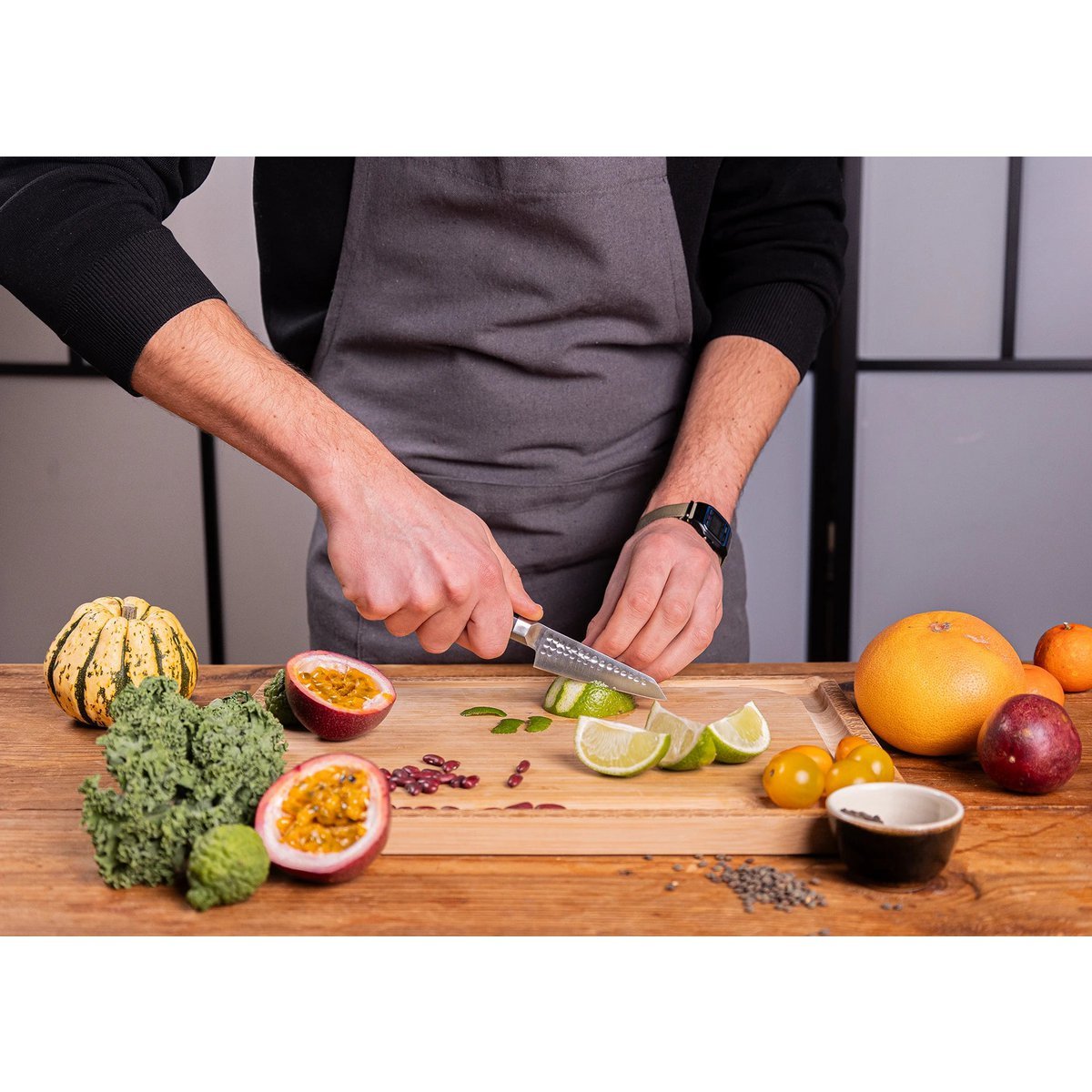 Set of knives - The Bunka Starter Set: 2 knives (Bunka Paring knife 90mm + Bunka Santoku 170mm) - Slika 2