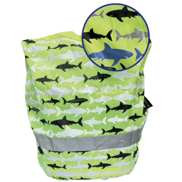 Dječja navlaka za školsku torbu s promjenom boje – morski pas