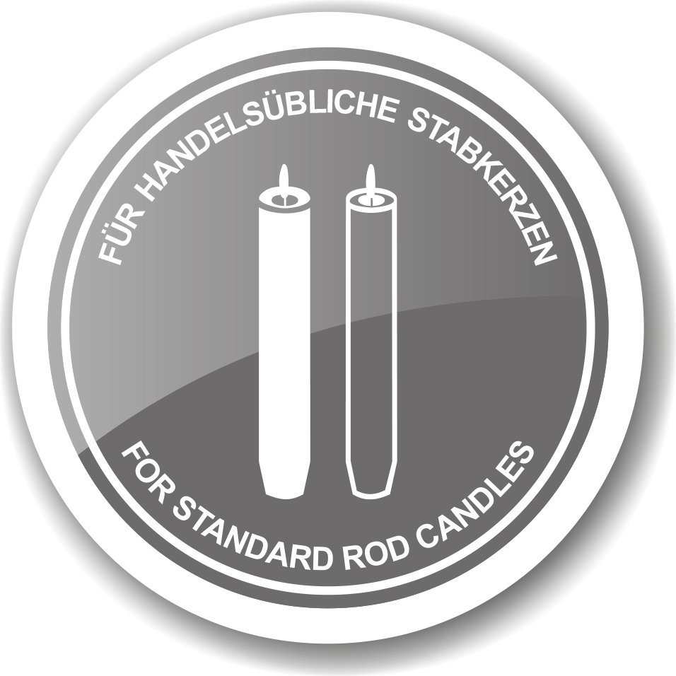 EDZARD candle holder Regina, 3-flame, height 36 cm, noble silver-plated, tarnish-resistant - Slika 8