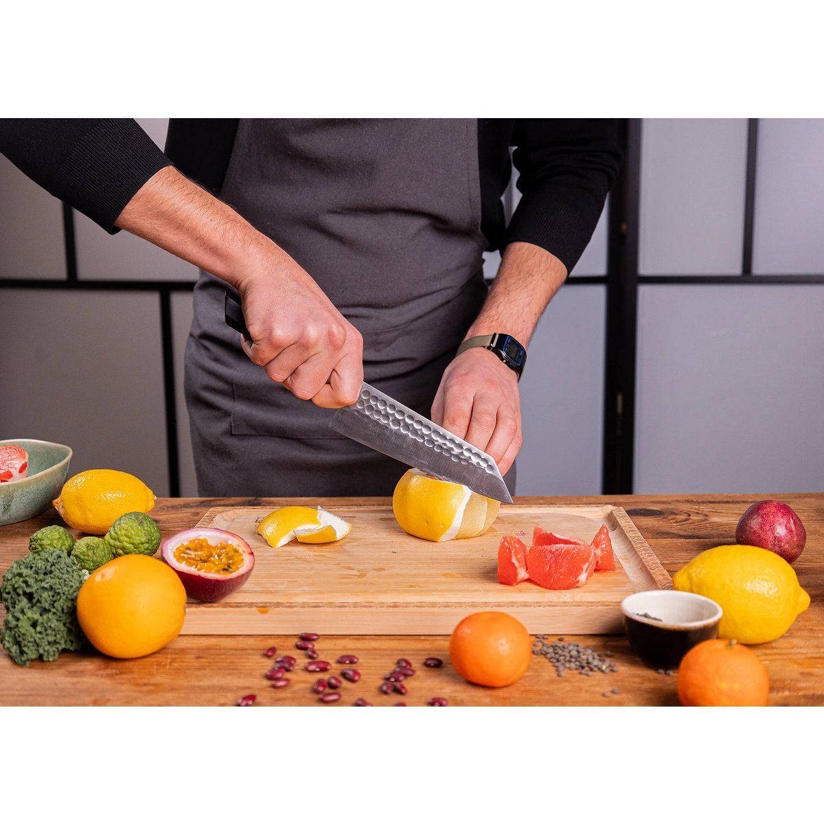 Set of knives - The Bunka Starter Set: 2 knives (Bunka Paring knife 90mm + Bunka Santoku 170mm) - Slika 3