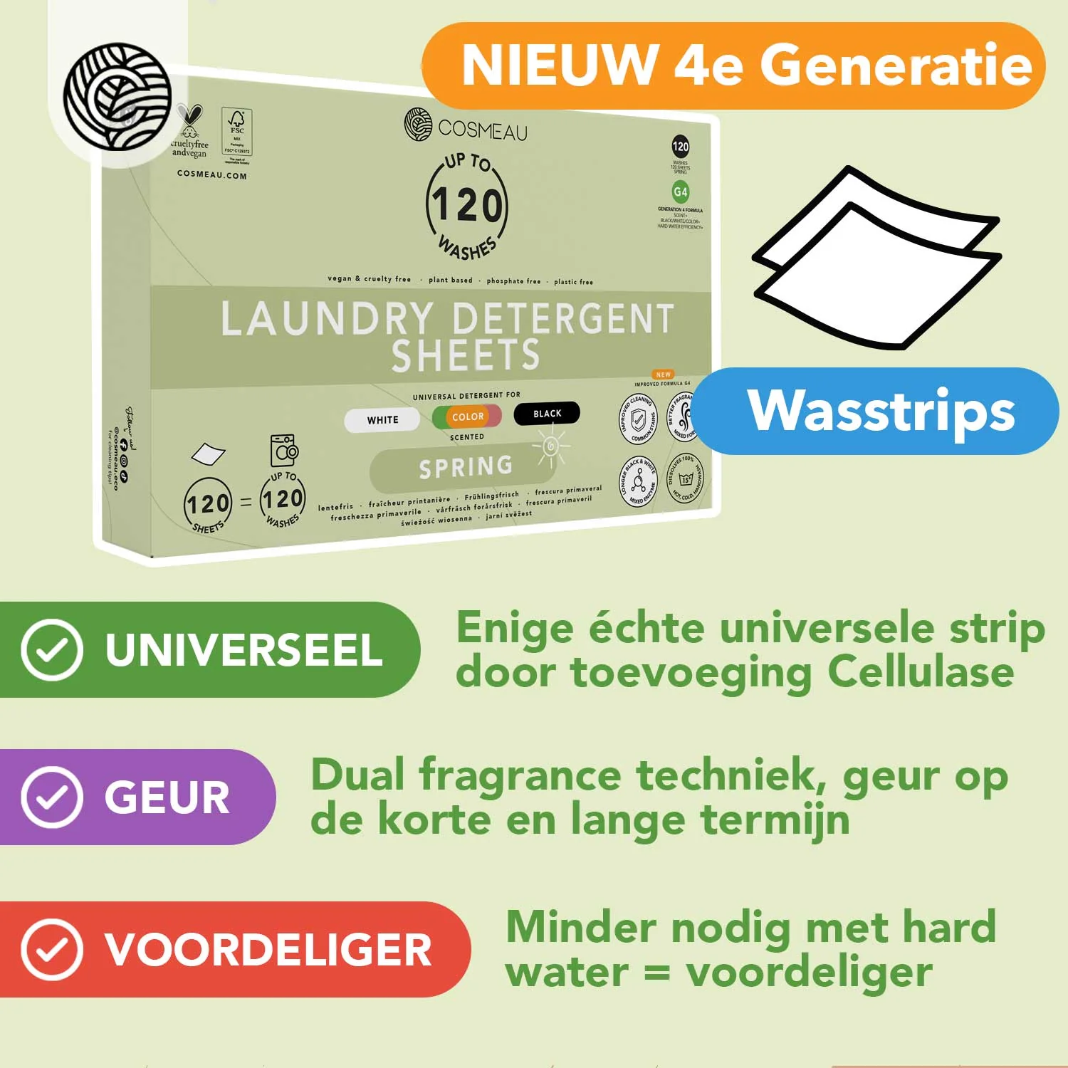 Deterdžent u listićima za rublje - miris proljeća - Slika 5