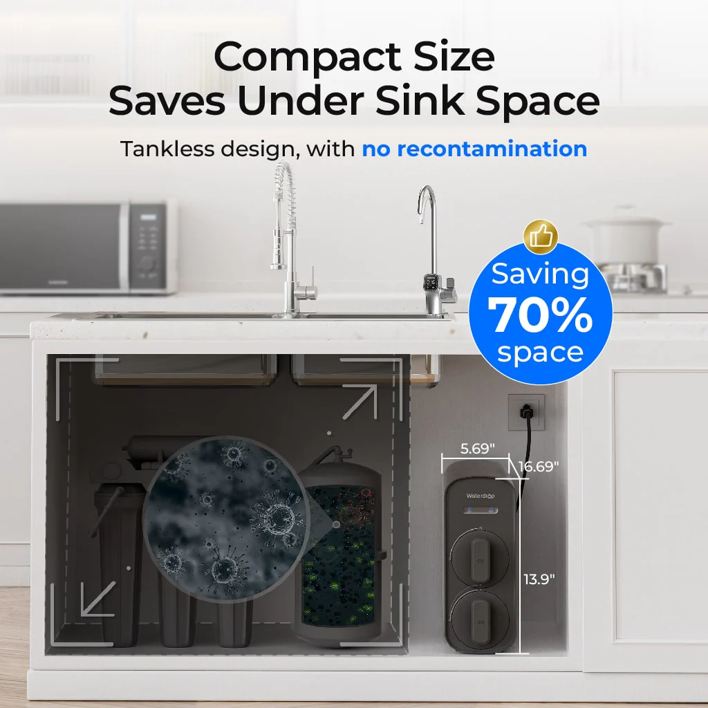 Waterdrop G5P700A alkalni RO filter za slavinu - Slika 2