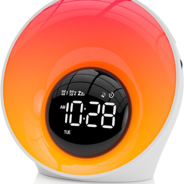 Budilica sa simulacijom izlaska sunca i ambijentalnim svjetlom