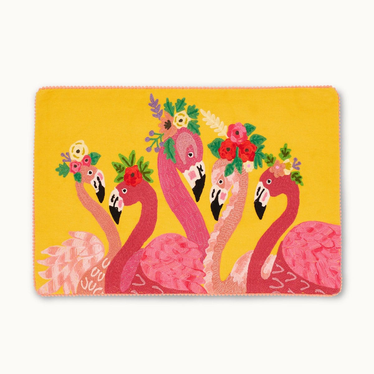Dekorativna jastučnica – Flamingo žuti - Slika 2