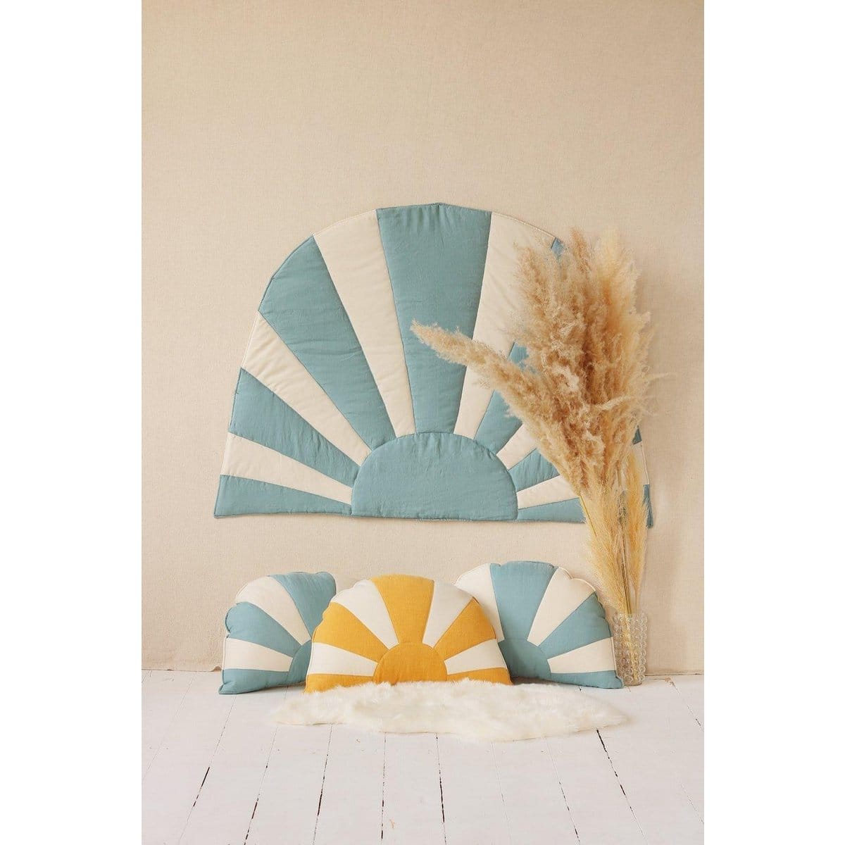 “Waves at the Ocean Beach” Linen Sun Mat