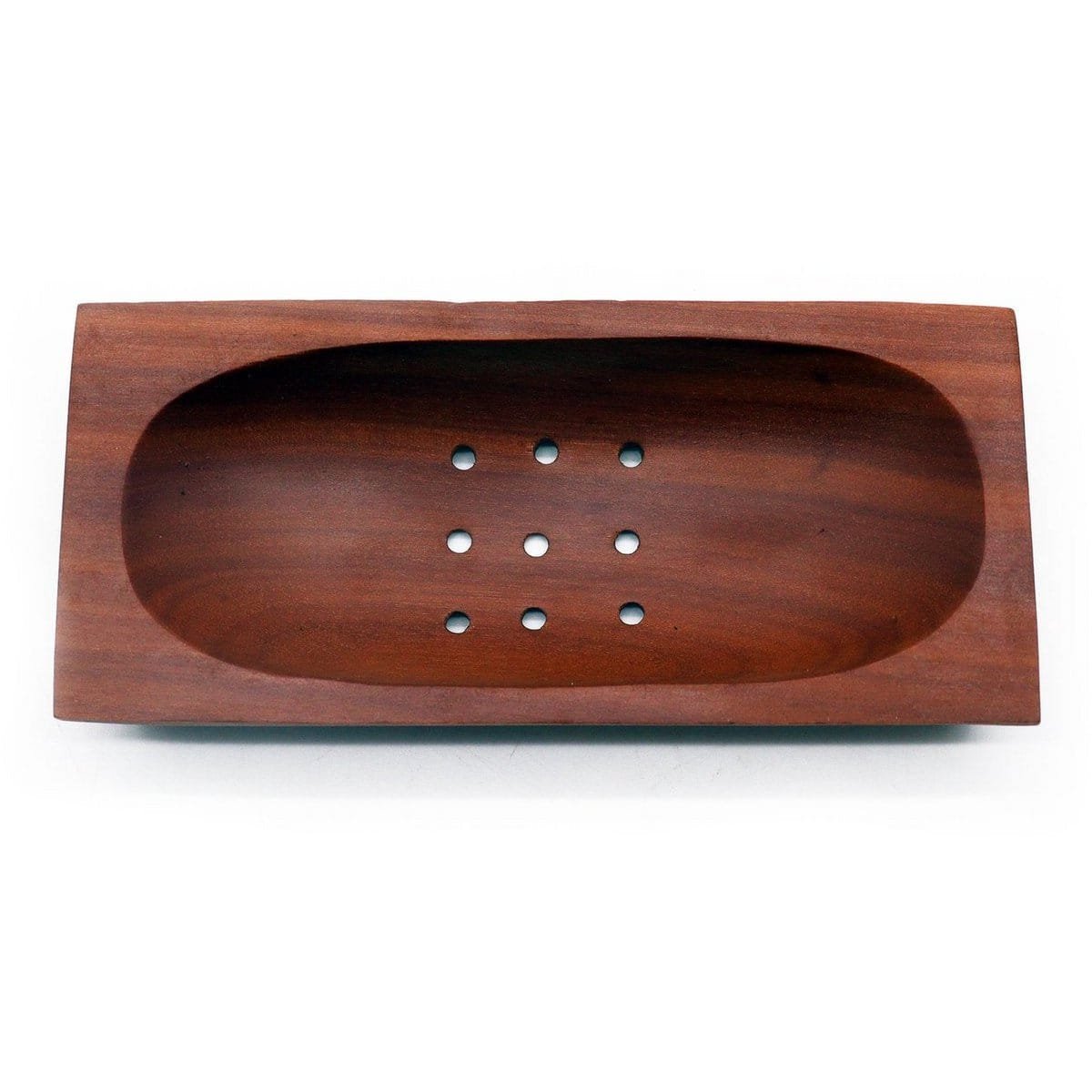 green-goose Mahogany Soap Holder Small