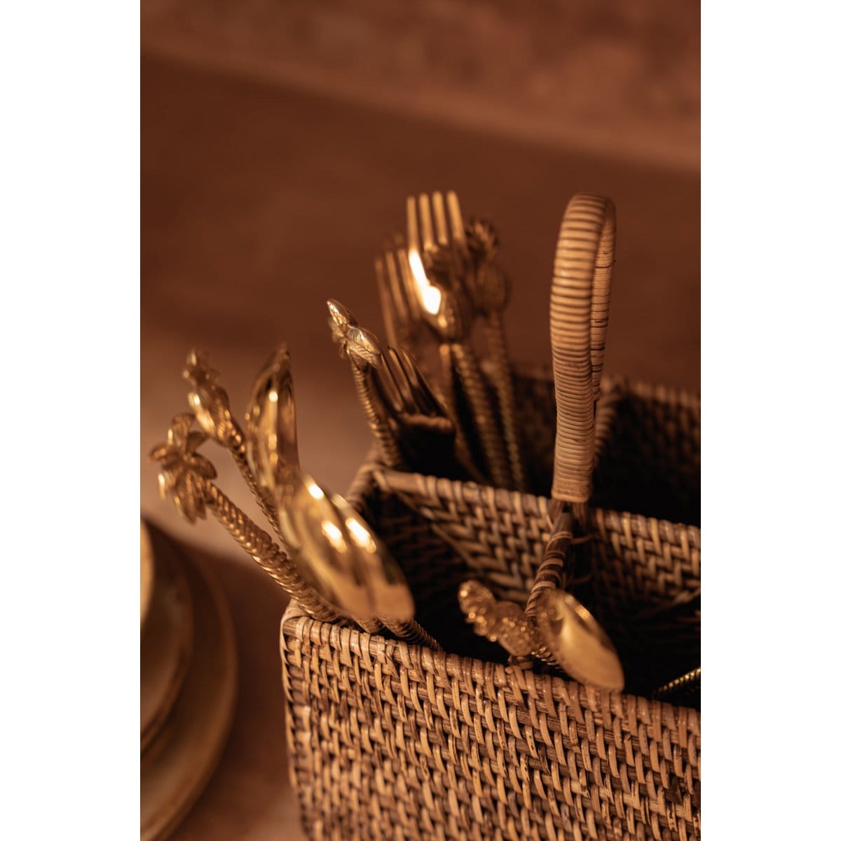 The Rattan Cutlery Caddy N°4 - Natural Brown - Slika 2