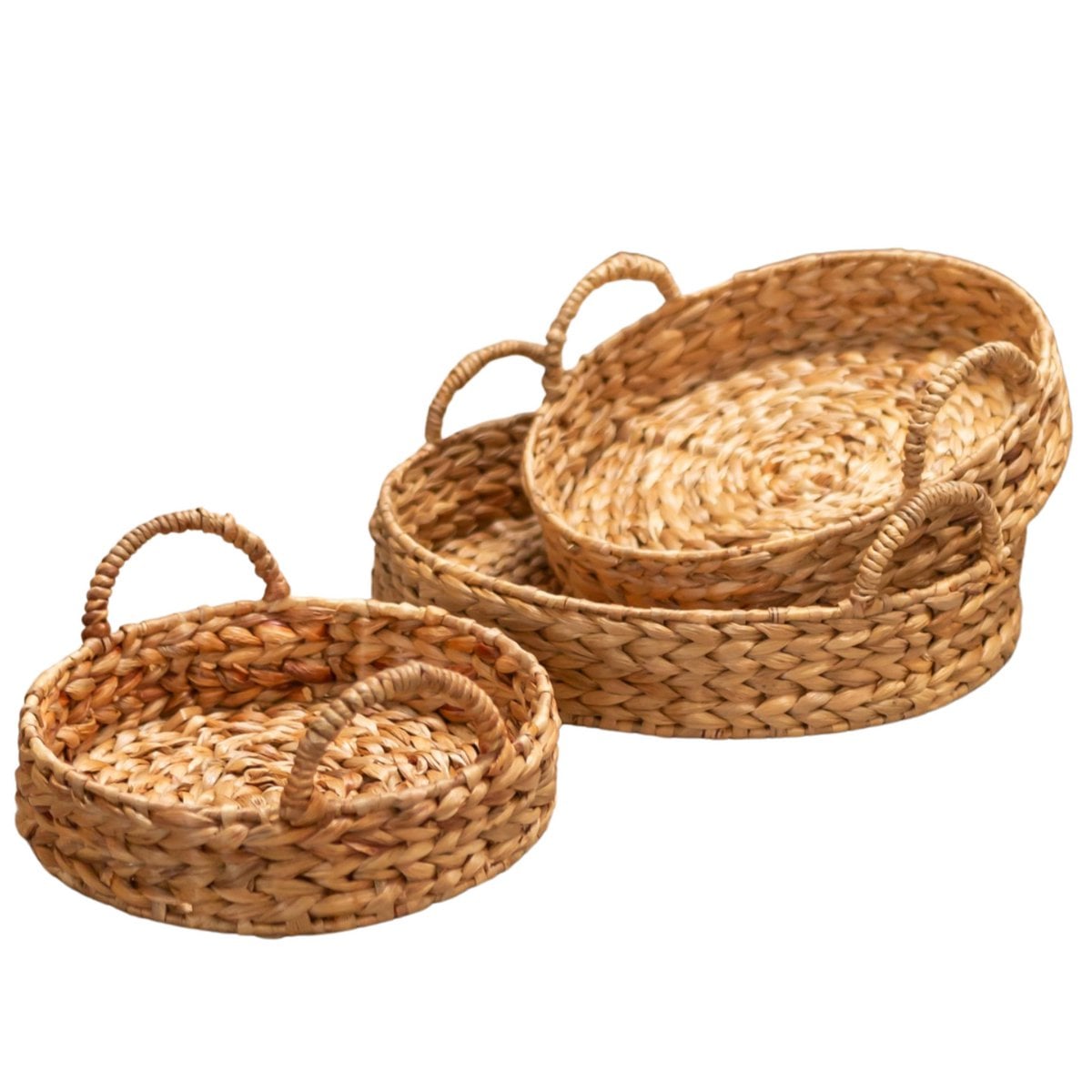 Decorative Tray MATAHARI made of Water Hyacinth (3 sizes) - Slika 8