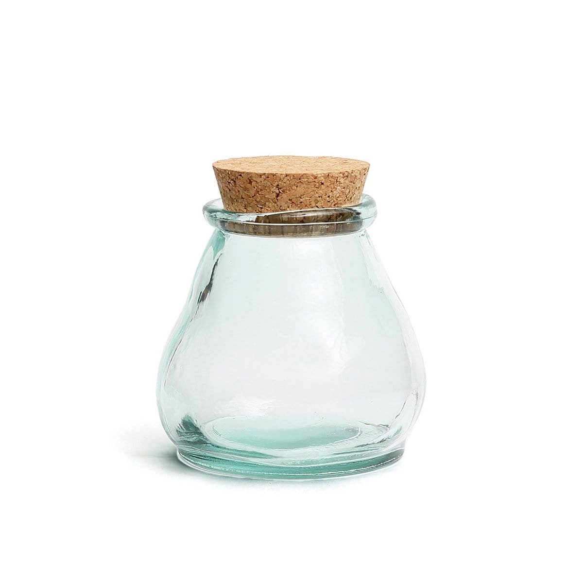 The Belly Glass Pot - Blue - M