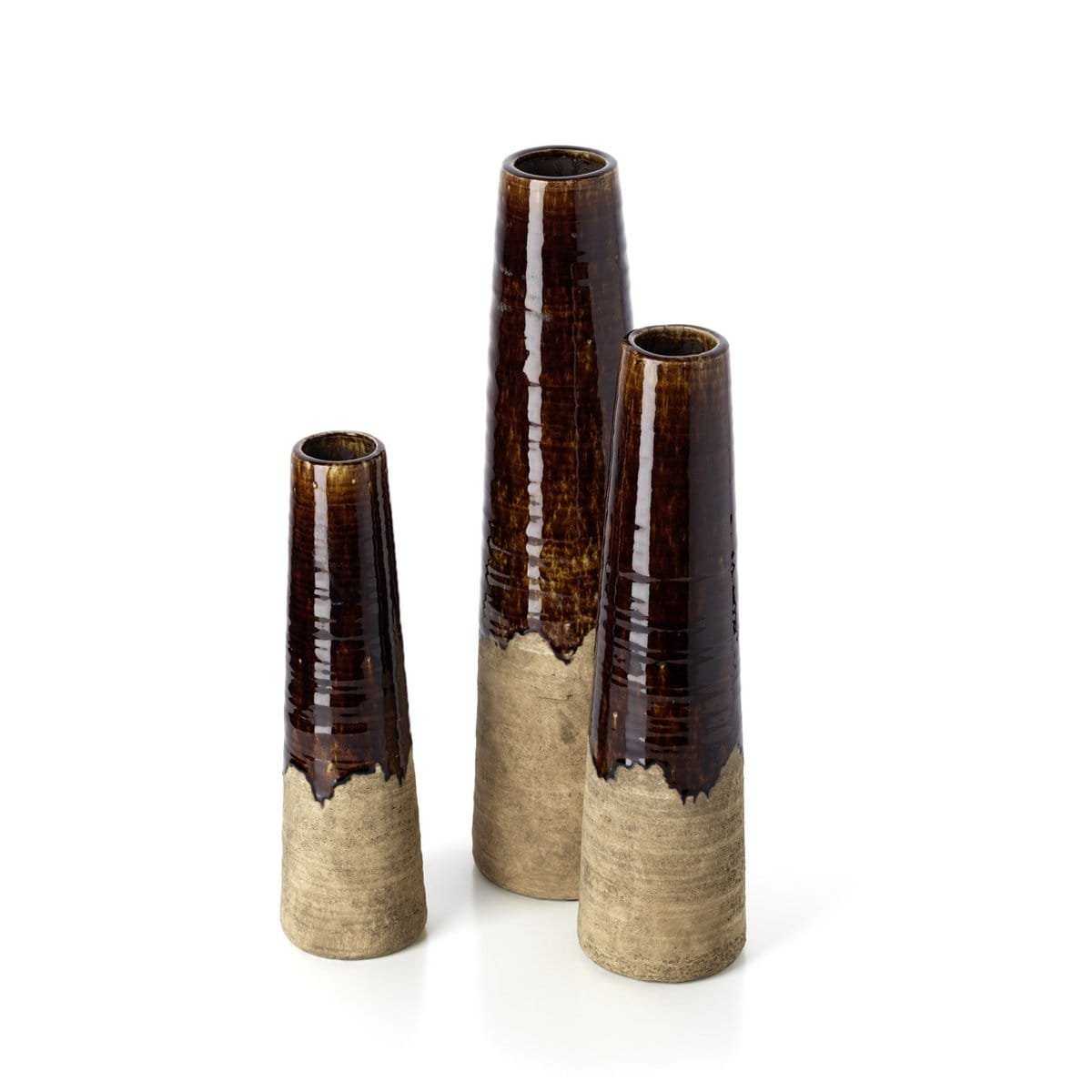 The Amber Cone Vase - Concrete Brown - S - Slika 4