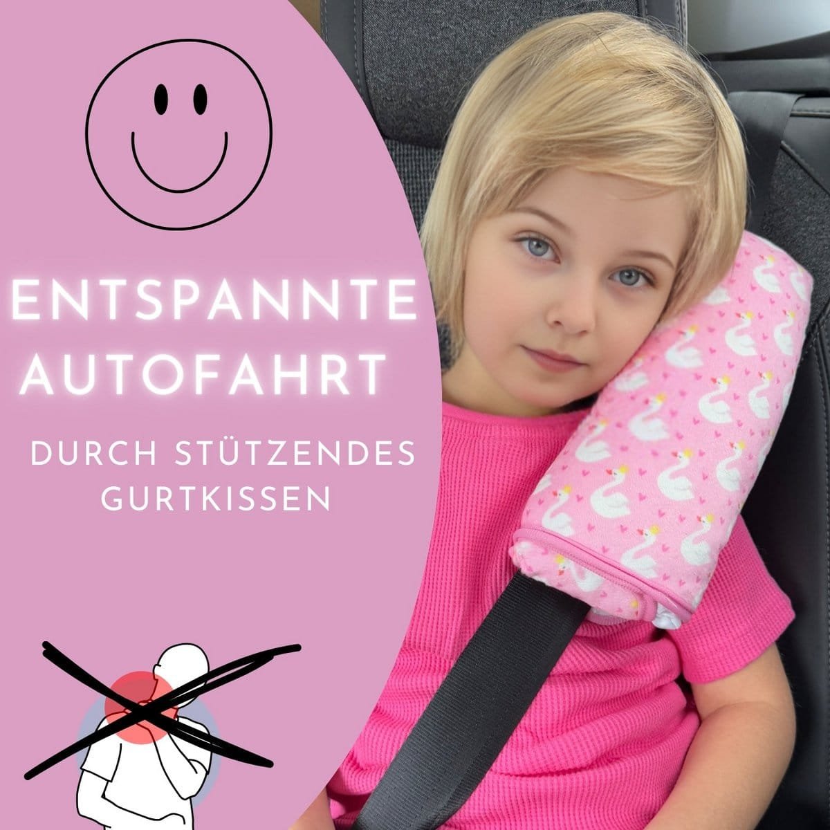 Car sleeping pillow swan - Slika 3