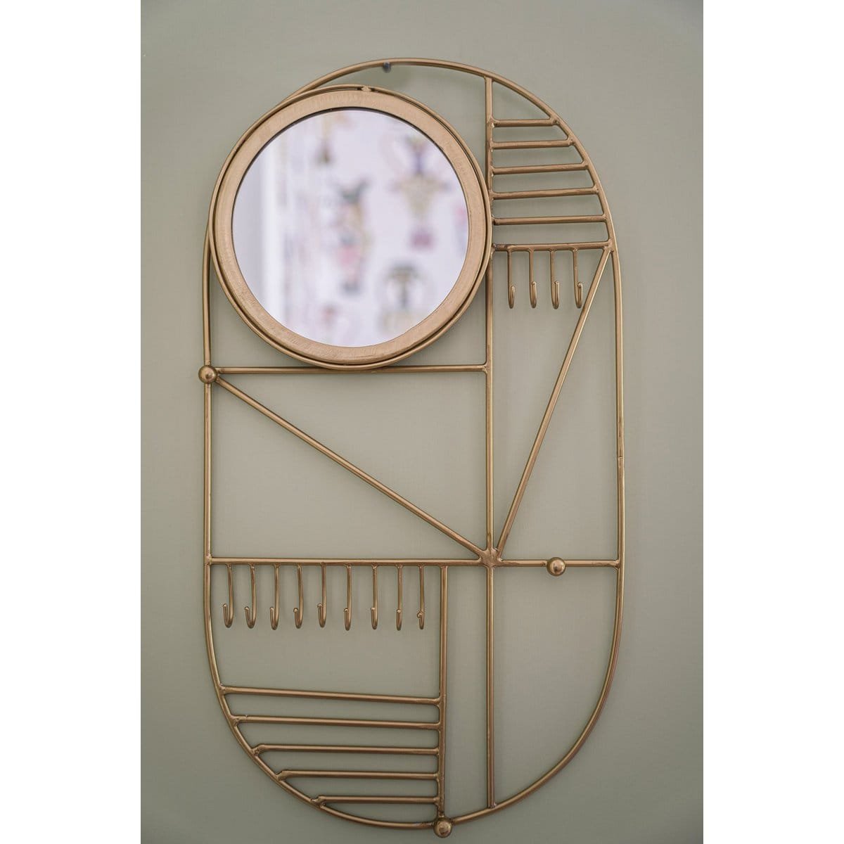 The Do I Look Pretty Wall Hanger - Brass - Slika 3