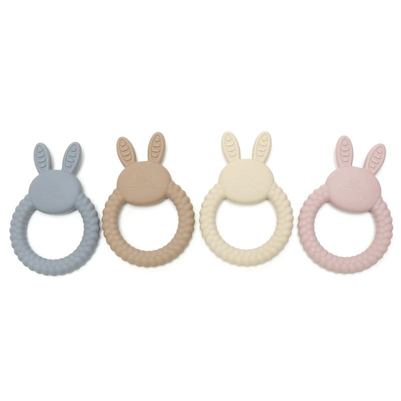 BUNNY | Soft Silicone Teething Toy | Blush - Slika 5