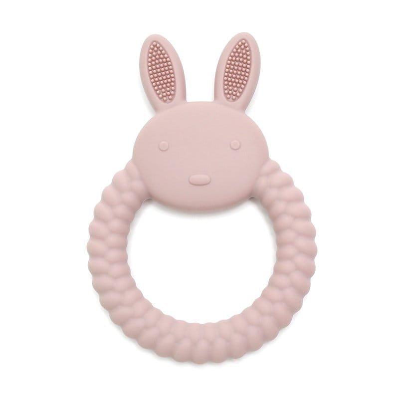 BUNNY | Soft Silicone Teething Toy | Blush - Slika 3