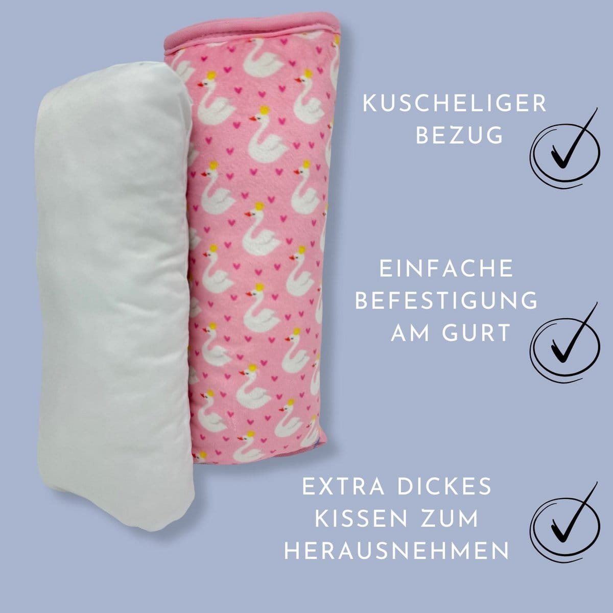Car sleeping pillow swan - Slika 4