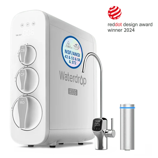 Waterdrop G3P800, Sustav reverzne osmoze bez spremnika od 800 GPD s UV sterilizacijskim svjetlom