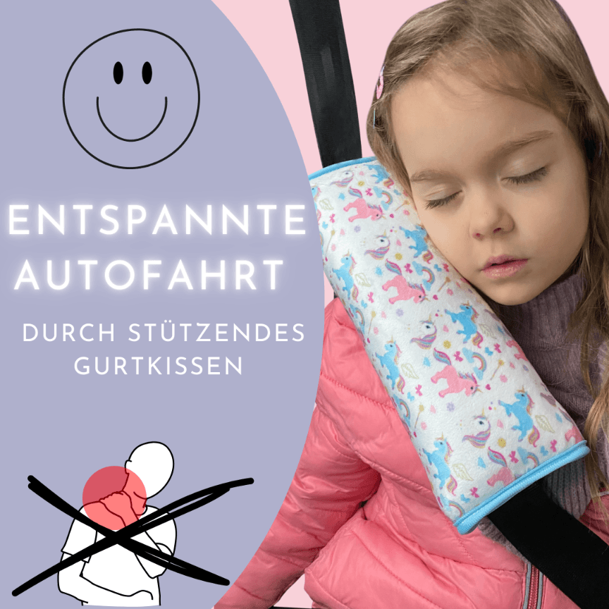 Car sleeping pillow unicorn - Slika 3