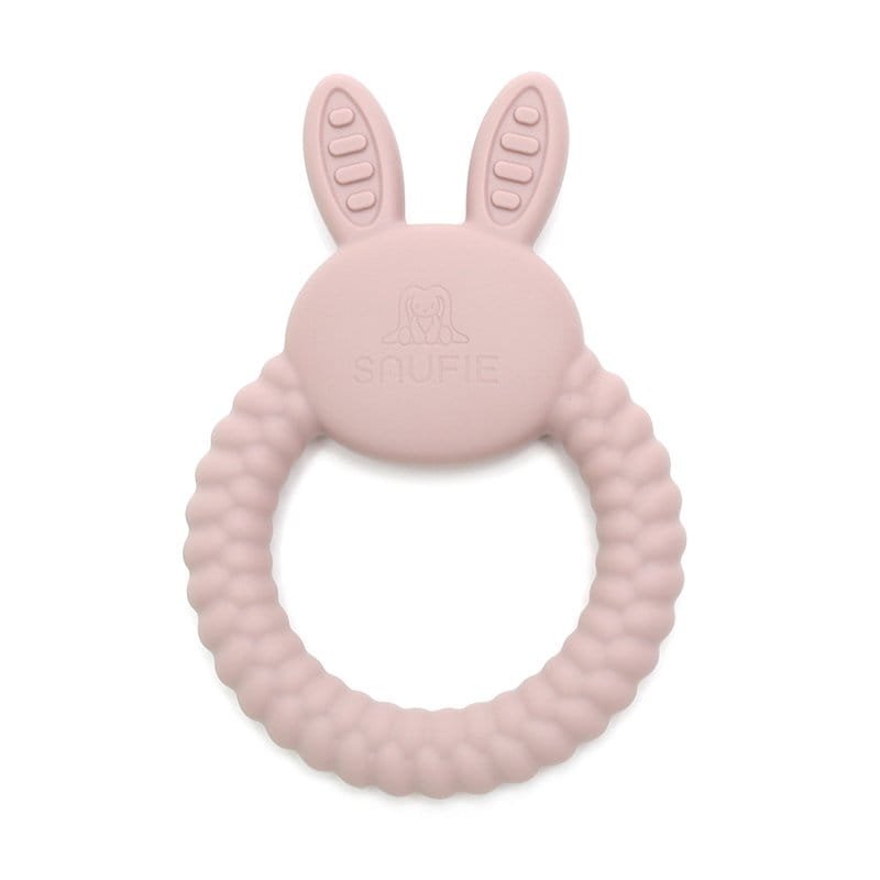 BUNNY | Soft Silicone Teething Toy | Blush - Slika 4