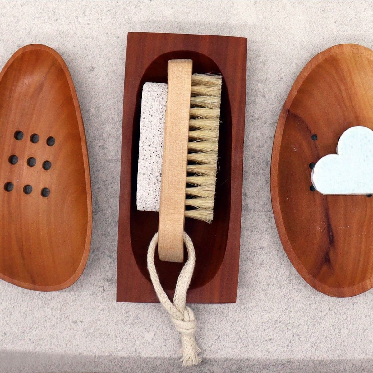 green-goose Mahogany Soap Holder Small - Slika 4